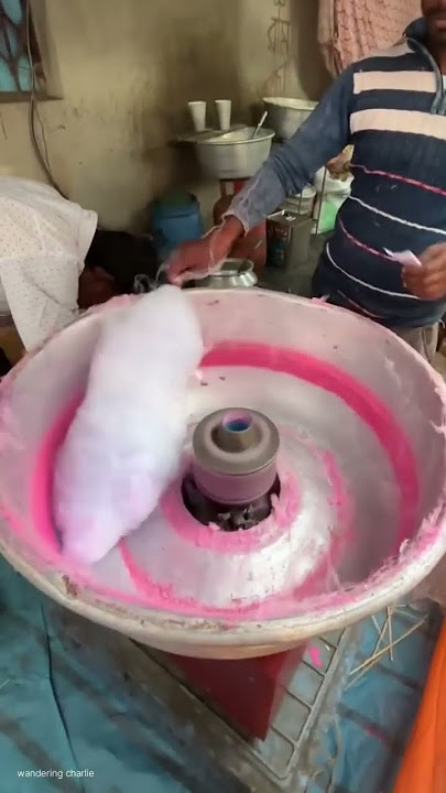 Candy Floss Cotton Candy Making #shorts