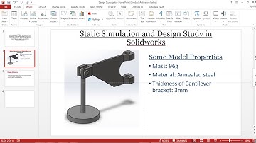 Static simulation of a load hanger