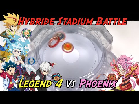 Beyblade Burst DBㅣLegend 4 vs Peinㅣ레전드 4 vs 페인 하이브리드 경기장 배틀ㅣHybride Stadium Battle