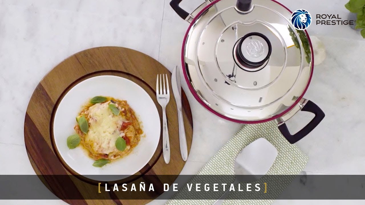 Cocina con Royal Prestige | Receta de Lasaña de vegetales - YouTube