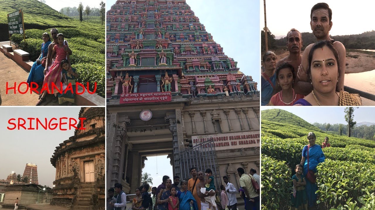JOURNEY FROM HORANADU TO SRINGERI | Sharada Peetham | Karnataka Tourism ...