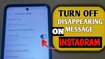 How To Disable Disappearing Messages On Instagram.