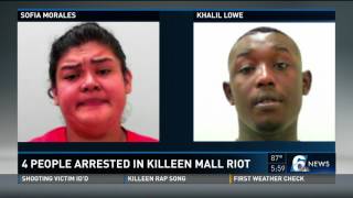 Four juveniles and adults have been arrested in connection to large
fight that broke out saturday evening killeen mall food court.