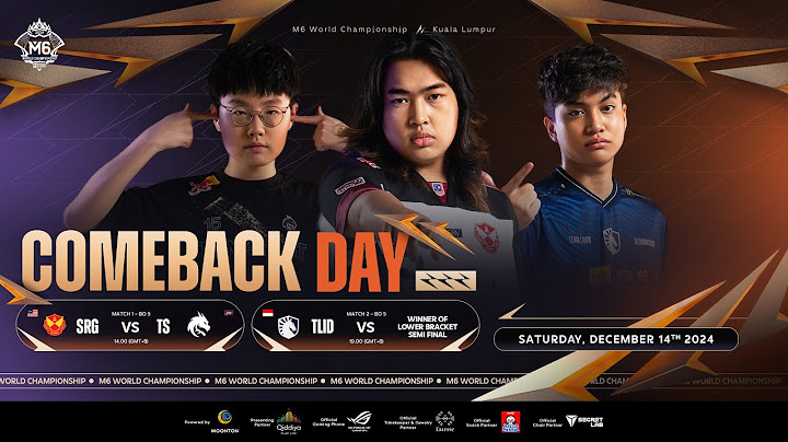 🔴 LIVE | MLBB M6 World Championship | Knockout Stage Day 5