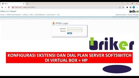 TLJ - Konfigurasi Ekstensi dan Dial Plan Server Softswitch menggunakan Briker (Virtual Box)