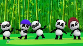lima panda kecil | lagu kartun untuk anak-anak