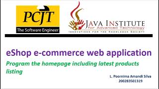 Web Project Task 08 | 1st Year | Semester 01 | Java Institute