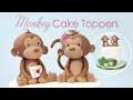 How to make a Cute Monkey Cake Topper Tutorial