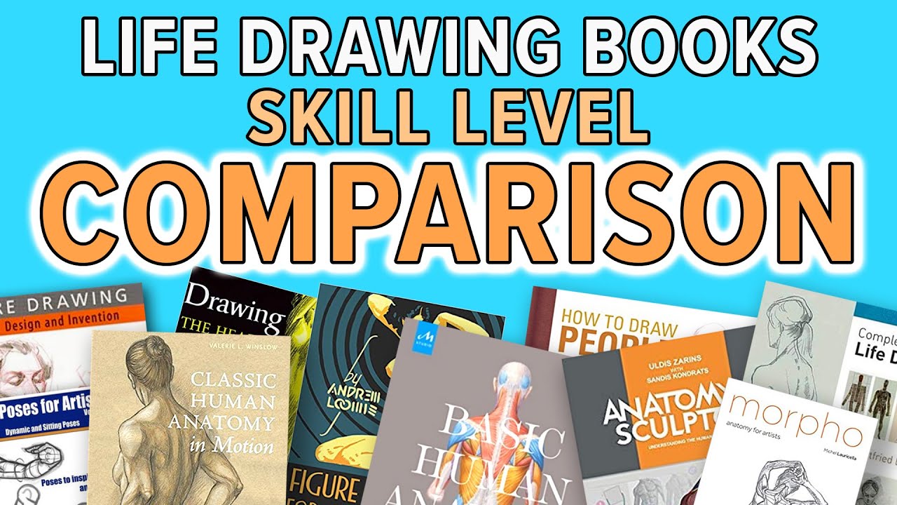 Figure Life Drawing Books - Skill Level Comparison 