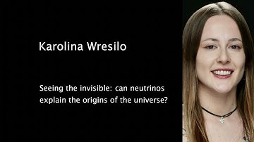 Karolina Wresilo - "Seeing the invisible: can neutrinos explain the origins of the universe?"