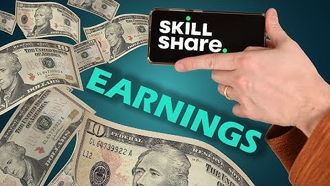 My Earnings on Skillshare (2023)