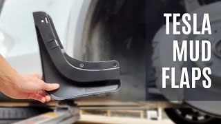 Tesla Model Y Mud Flaps Install  Step By Step