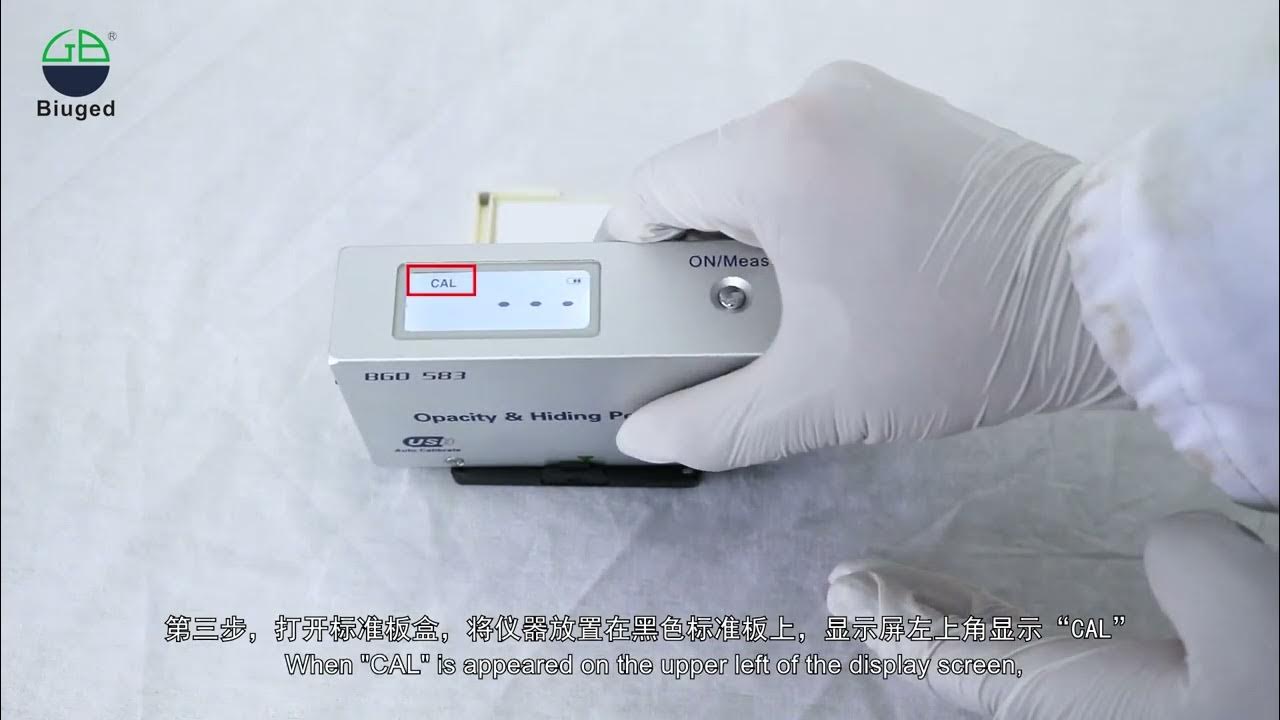 BGD 583 Opacity Meter Introduction&Operation YouTube