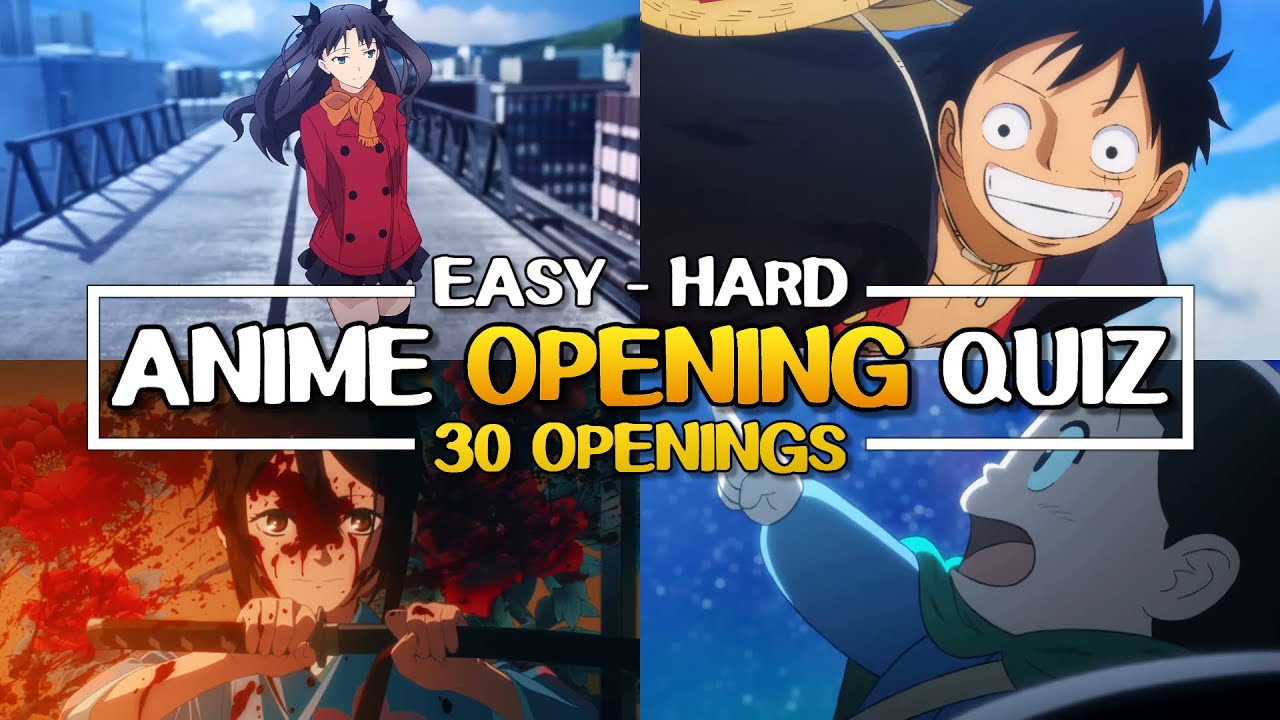 GUESS THE ANIME OPENING 🔊🔥 (Level: EASY ➜ HARD) ANIME OPENING QUIZ 🎶 