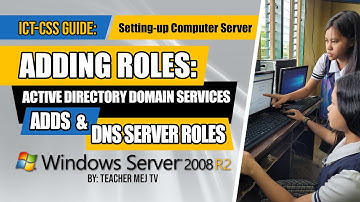Adding ADDS & DNS Server Roles in Windows Server 2008R2 | Setting-Up Computer Server | ICT-CSS Guide