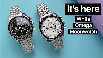 It's here: the White Dial Omega Speedmaster Moonwatch