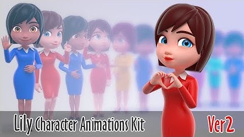Lily - Character Animation Kit (Top After Effects Templates)