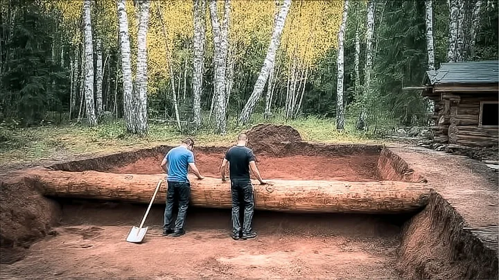 Two Men Build HUGE CABIN Underground | Start to Finish by @lifeinthesiberianforest1