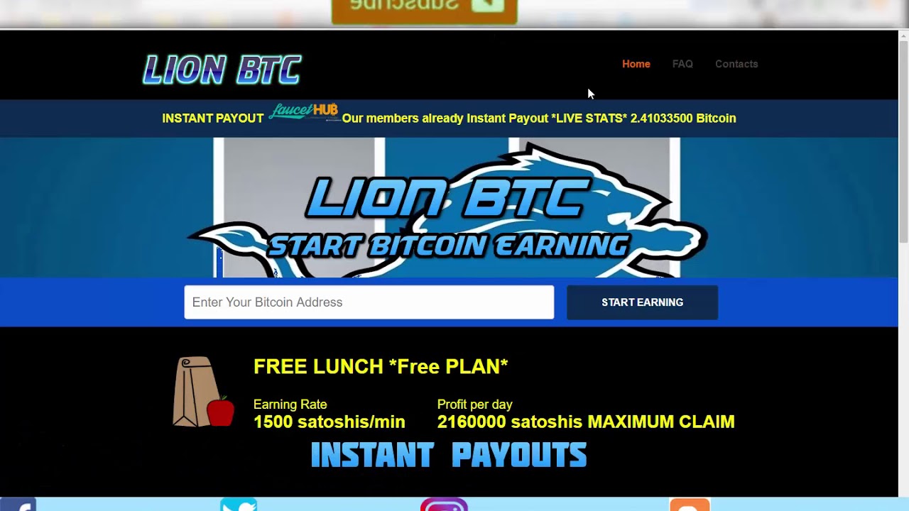 Earn Free Bitcoin Get 1500 Satoshi Every Mints Best Legit Faucet Site - 