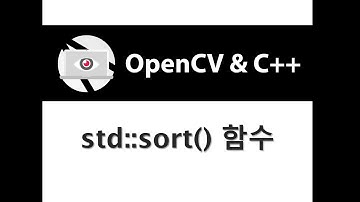 [OpenCV & C++] std::sort() 함수