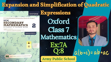 Unlock Your Math Skills: Conquer Ex 7A Q#8 in Oxford NSM Book 2 (Updated) for Class 7!