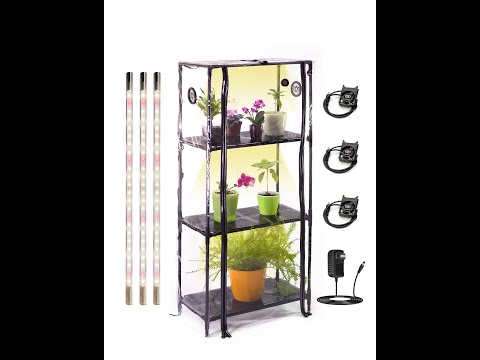 Міні-теплиця з фітосвітлом для квартир, балконів, терас Sezam XL, видео 1