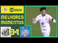 SANTOS 3 X 1 BAHIA - MELHORES MOMENTOS - BRASILEIRÃO (01/11/2020)