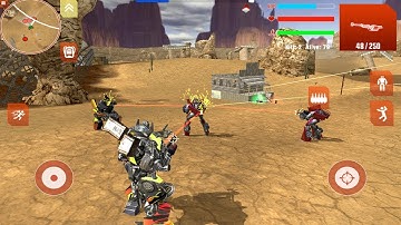 Royal Robots Battleground (by Naxeex Corp) Android Gameplay [HD]