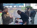 Cocky guy tries to expose islam gets humiliated yusuf speakers corner stratford sam dawah