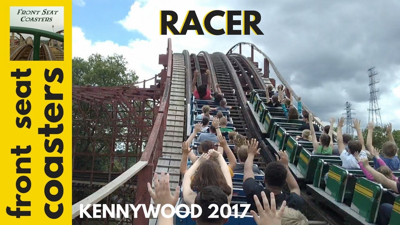 Racer POV HD Kennywood 2017 Back Seat On-Ride Roller Coaster Racing Möbius Loop Woodie Pivothead top gun