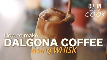 How to make Dalgona Coffee using Wire Whisk