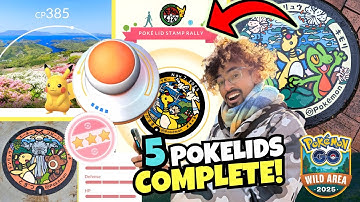 SHUNDO CAUGHT while Completing the POKELID STAMP RALLY at Nagasaki Wild Area!