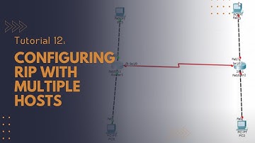 Tutorial 12 : Configuring RIP with multiple hosts - Packet Tracer - TY BSc. IT practical exam