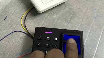 Sintech Finger Access connection & program Setup for ST F6