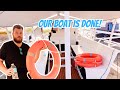Crownies after 18 month our boat is done  the crowns vlog
