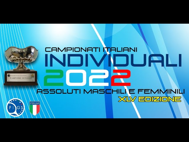 2022 - Squash - Campionati Italiani Assoluti individuali - Day 1