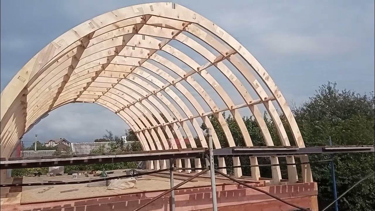 Каркас арочного дома 5х8х5,8 - YouTube