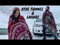 Manali To Lahaul via Atal Tunnel in Snowfall | Sliding Vehicles | Sissu-Lahaul in Winters! | EP-02