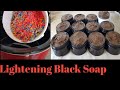 How To Make Lightening Black Soap With Ozone colour Soap