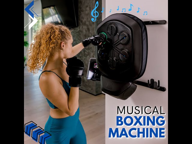 Wall-Mounted LED Light Music Boxing Machine for Kickboxing Boxing Karate  Home Gym Training 
