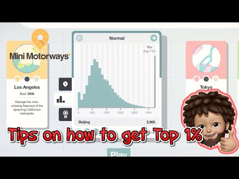Mini Motorways - Tips on How to get Top 1%