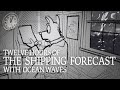 12 hour BBC Shipping Forecast 😴 with ocean waves of white noise Adorable Animation