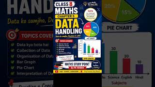 Data Handling Class 8 Maths | Pie Chart &amp; Bar Graph Easy Trick 💯