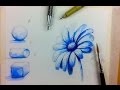 Beginner Watercolor Value Exercise | How to Paint Monochromatic Flowers