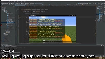 Governance: Java (Bukkit/Spigot) Coding Time-lapse