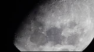 Video and picture of the Moon on March 18th, 2024 taken with a Meade LX90 8' and Canon DSLR. by 737mechanic 142 views 1 month ago 2 minutes, 27 seconds