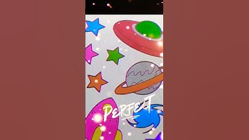 Posca Space 😀 #shorts #youtubeshorts #youtube #shortsfeed #art #posca