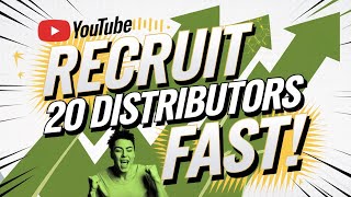 Recruit 20 Distributors in 30 Days Network Marketing Secrets Reve. 95% MLM leaders use this strategy