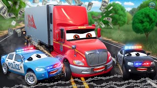 Thief Money Truck Pursuit: Police Cars in Action-Packed Chase | Cars Robbery & Rages Compilation screenshot 3