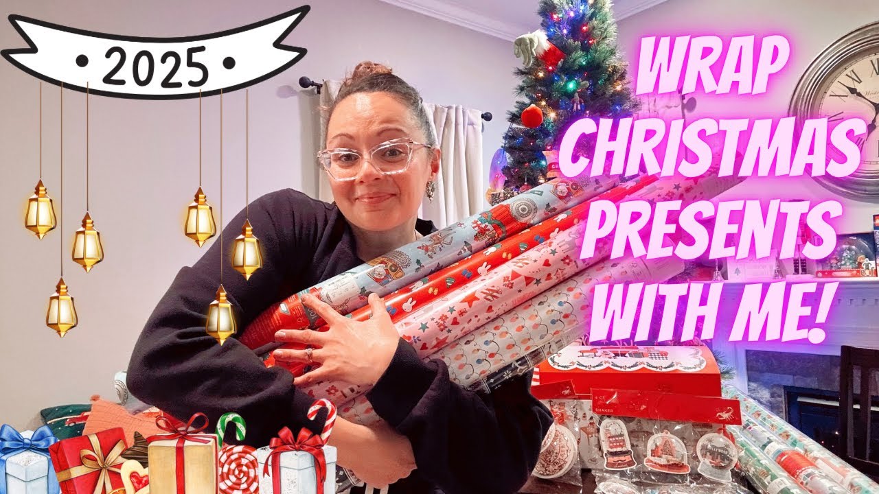 Christmas Wrapper 2025 WRAP CHRISTMAS PRESENTS WITH ME FOR MY KIDS • 2025! FUN GIFT WRAPPING ...